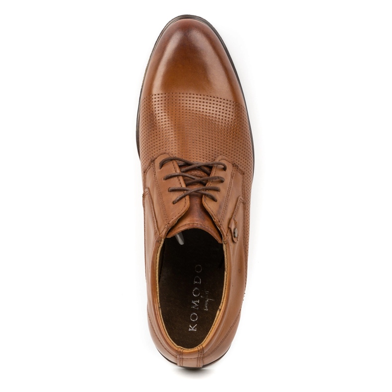 KOMODO Scarpe formali da uomo in pelle 850KL marrone 4