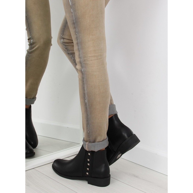 Stivali Chelsea neri da donna CH-89 neri nero 1