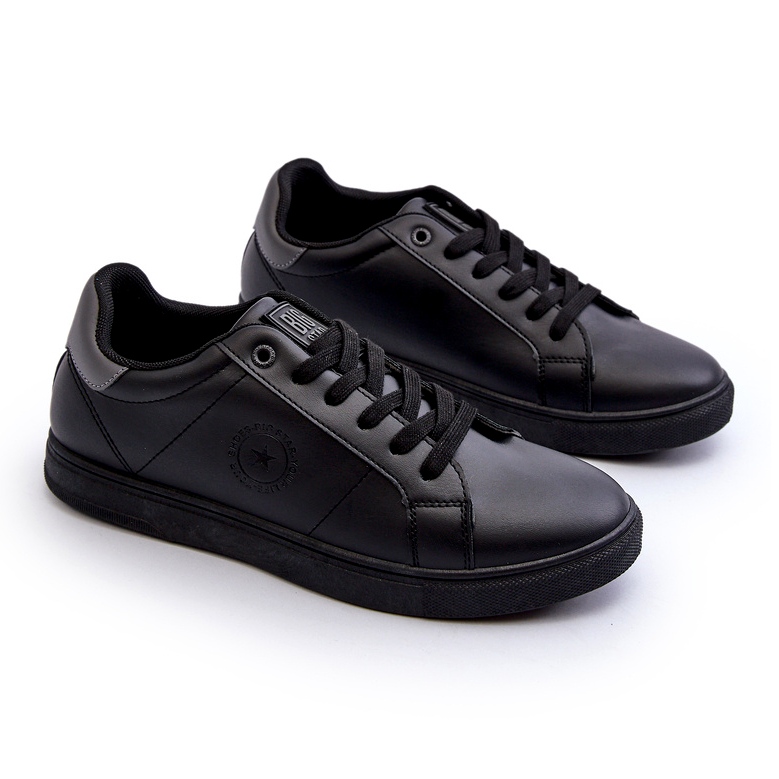 Sneakers Basse da Uomo Eco Pelle Big Star NN174284 Nero 2