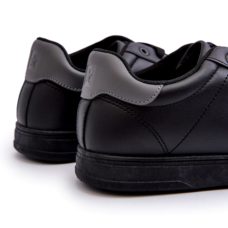 Sneakers Basse da Uomo Eco Pelle Big Star NN174284 Nero 3