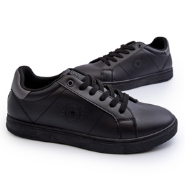 Sneakers Basse da Uomo Eco Pelle Big Star NN174284 Nero 4