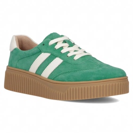 Sneakers in pelle Filippo DP6776/25 Suede verde 1