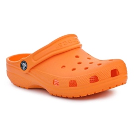 Zoccolo per bambini Crocs Classic 206991-83A arancia 1