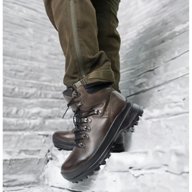 Pollonus Scarpe da trekking, Polonus tattico in pelle Polonus 6-0126-002 BROWN BISON marrone marrone 2