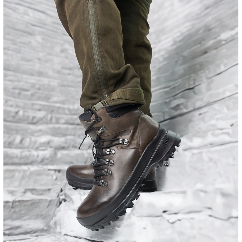 Pollonus Scarpe da trekking, Polonus tattico in pelle Polonus 6-0126-002 BROWN BISON marrone marrone 2