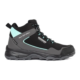 Scarpe da trekking alte da uomo DK con protezione nero 1