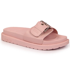 Ciabatte rosa Big Star sulla piattaforma JJ274A308 2