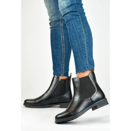 Stivaletti Chelsea classici isolanti da donna, neri MR-15B nero 2