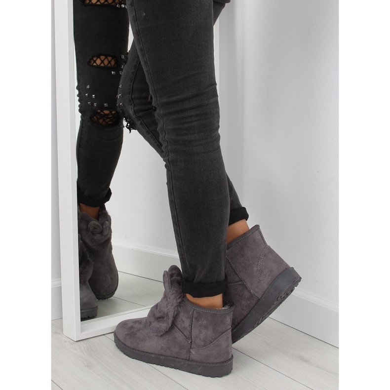 Emusy con orecchie grigie B198 grigie grigio 2