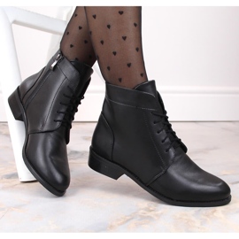 Stivali neri da donna in pelle Dolce Pietro nero 2