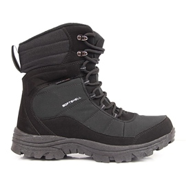 Doposci da trekking impermeabili neri American Club nero 1
