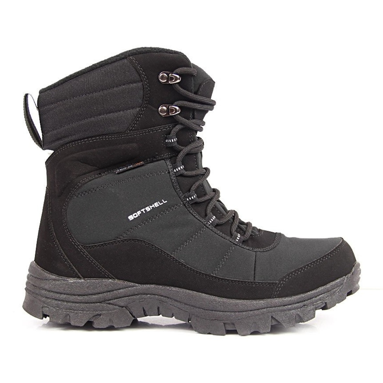 Doposci da trekking impermeabili neri American Club nero 1