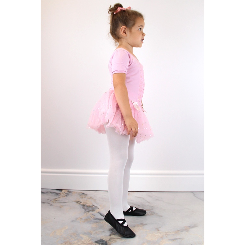 Ballerine in pelle con elastici neri Nazo nero 1