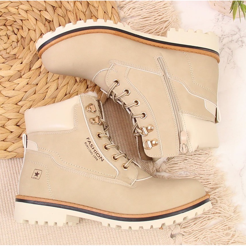 News Stivali isolanti da donna, beige NOVITÀ 2