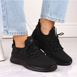News Scarpe sportive leggere in rete nera NOVITÀ nero 1