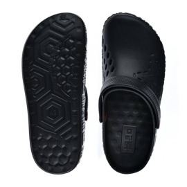 Pantofole da uomo nere Kroks nere Big Star II175001 nero 1