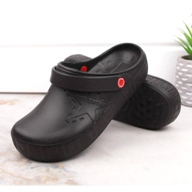 Big Star II275001 pantofole in schiuma nera kroks nere nero 1
