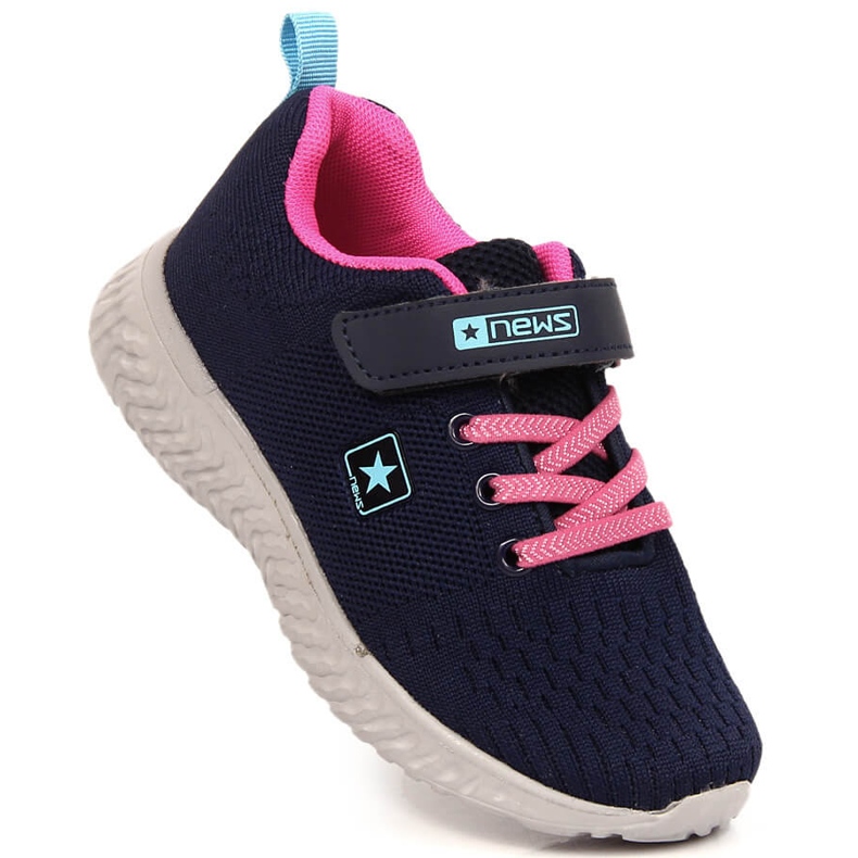 News Scarpe sportive bambina in rete blu navy NOVITÀ 1