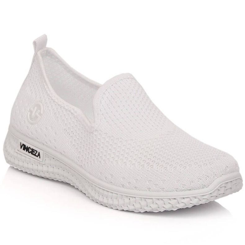 Scarpe sportive slip-on da donna bianche Vinceza 34602 bianco 1