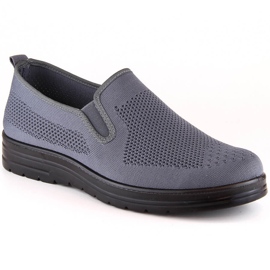 Scarpe slip-on da uomo Grey News 1022 grigio 2