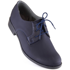 Scarpe da comunione per ragazzi blu navy Kornecki 6120 1