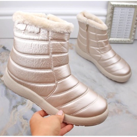 News Doposci impermeabili da donna in vernice, beige Novità 1467 2