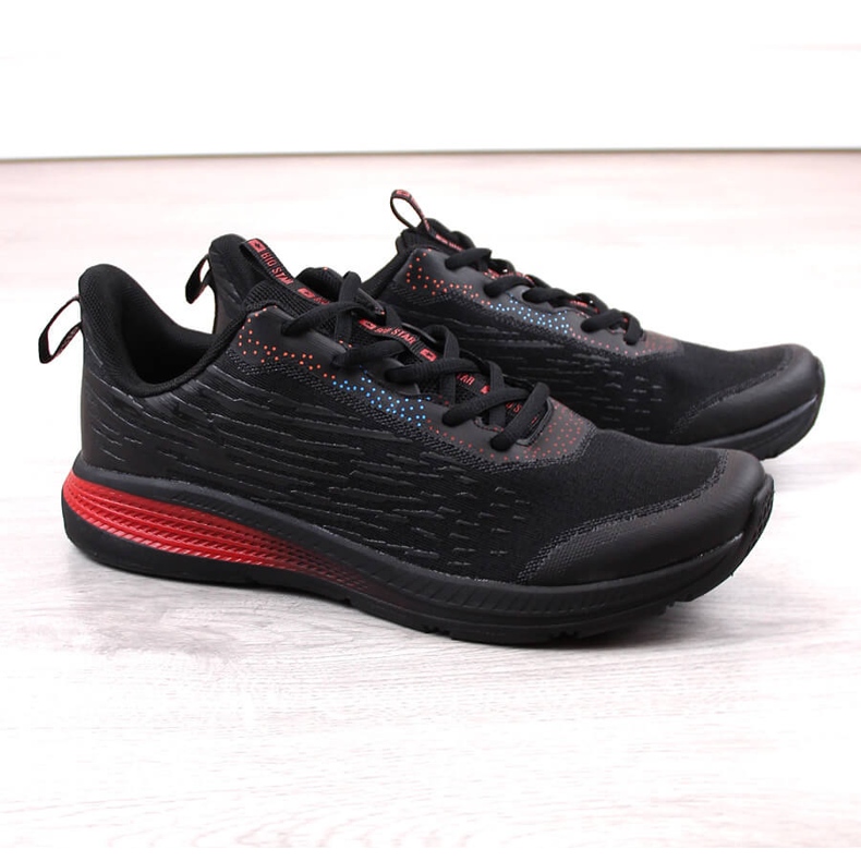 Scarpe sportive da uomo nere Big Star LL174111 nero 1