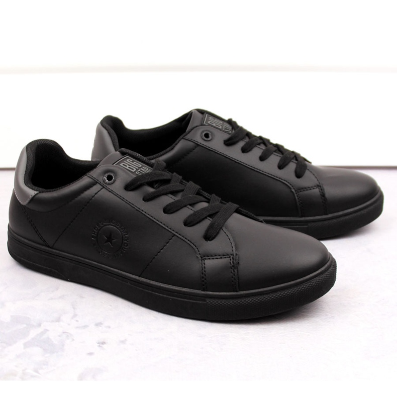 Scarpe sportive da uomo nere Big Star NN174284 nero 1
