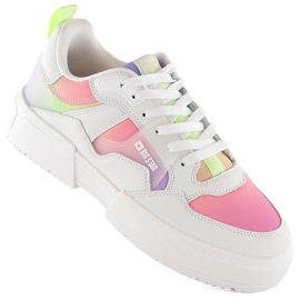 Scarpe sportive da donna con plateau multicolor Big Star NN274359 bianco 1