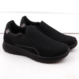 News Scarpe slip-on sportive da uomo, nere Novità 2160 nero 1