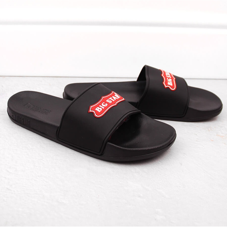 Infradito sportive nere da uomo Big Star OO174028 nero 1