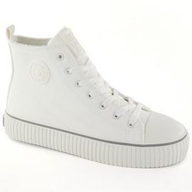 Sneaker alte isolanti, Big Star bianche OO274788 bianco 1