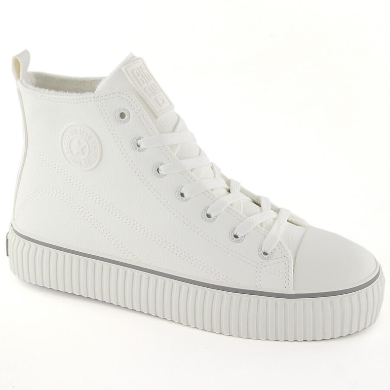 Sneaker alte isolanti, Big Star bianche OO274788 bianco 1