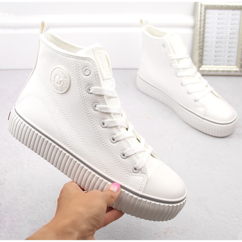 Sneaker alte isolanti, Big Star bianche OO274788 bianca 2