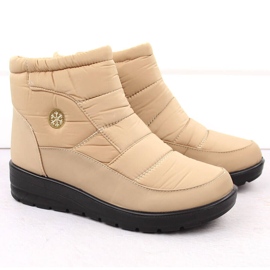 News Doposci da donna con zeppa, beige Novità 5029 2