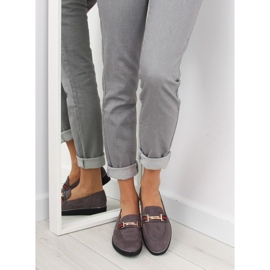 Grigio Mocassini da donna grigi S0-204 grigio 1