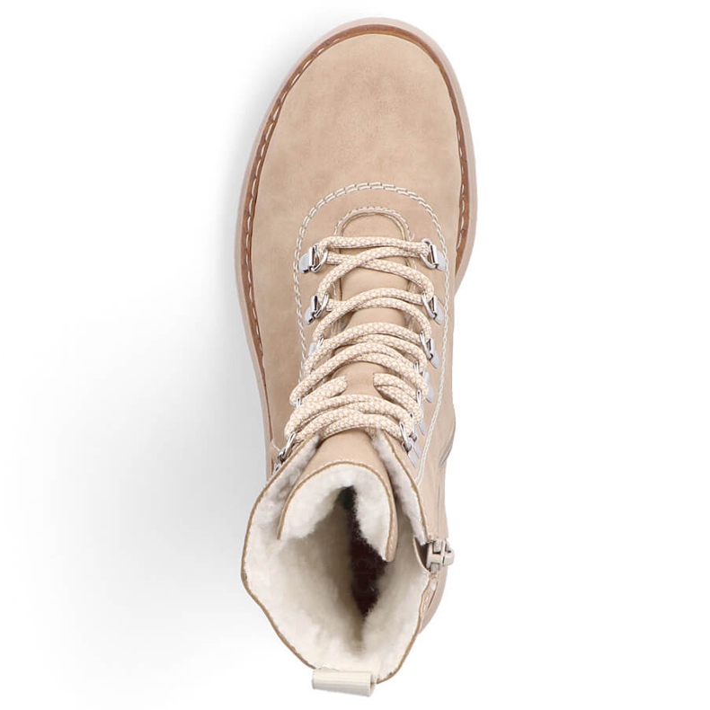 Stivali isolanti da donna, beige, Rieker 72643-60 1