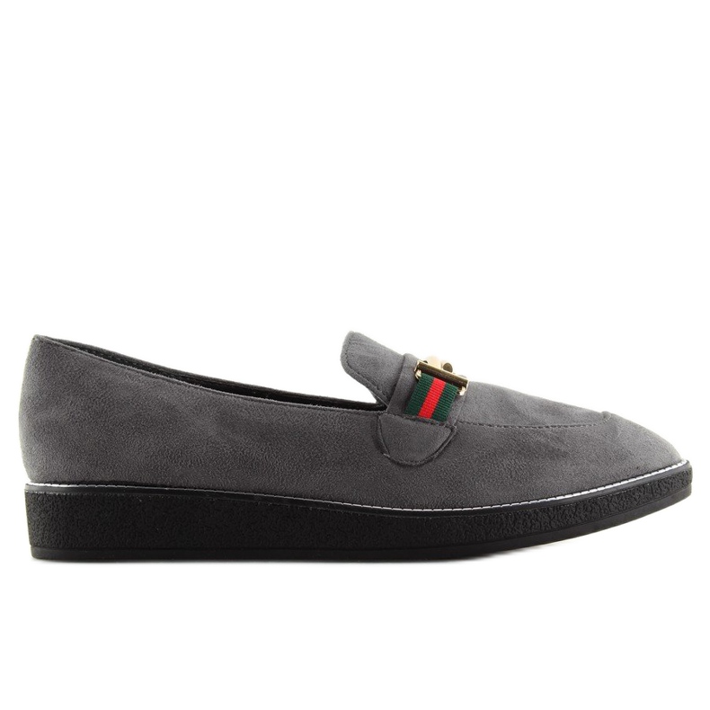 Grigio Mocassini da donna grigi S0-204 grigio 2