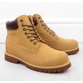 Stivali da uomo in pelle scamosciata cammello Big Star OO174136 marrone 1