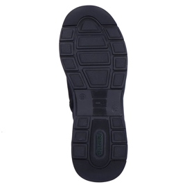 Stivali con zeppa neri da donna impermeabili Remonte D6677-03 nero 2