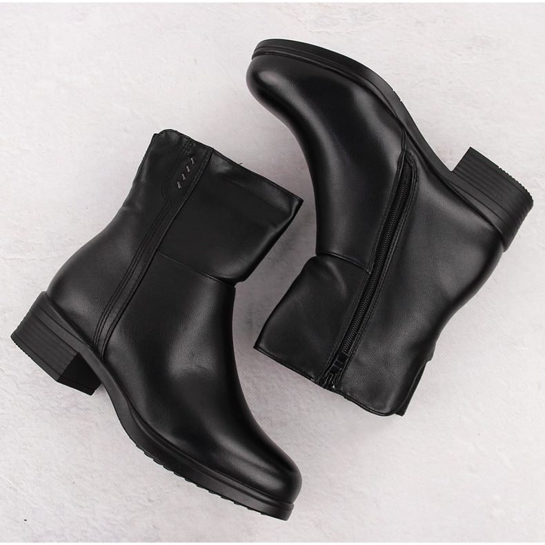 Stivaletti isolanti neri da donna Filo Donna Z24-39 nero 1