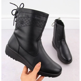 Stivali neri isolanti da donna Unisoft 7985 nero 1