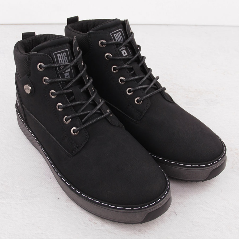 Sneakers alte da uomo cammello Big Star OO174559 marrone 2
