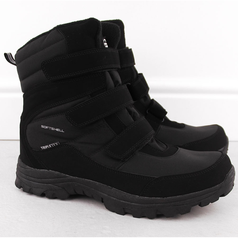 Doposci oversize impermeabili da uomo, American Club SN45 neri nero 1