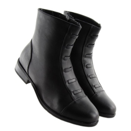 Stivali neri da donna isolati F7091-1BLACK nero 2