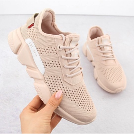 Scarpe sportive in tessuto nudo Big Star JJ274272 beige 1