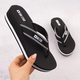 Infradito nere con zeppa da donna Big Star NN274A727 nero 1