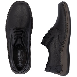 Comfort Men's Leather Shoes Rieker 05211-00 Nero 2