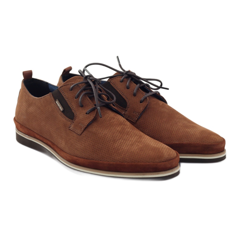 Scarpe da uomo Badura 7758 marrone 4