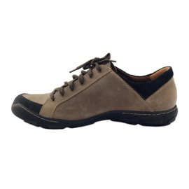Badura 3176 scarpe sportive beige marrone nero 3